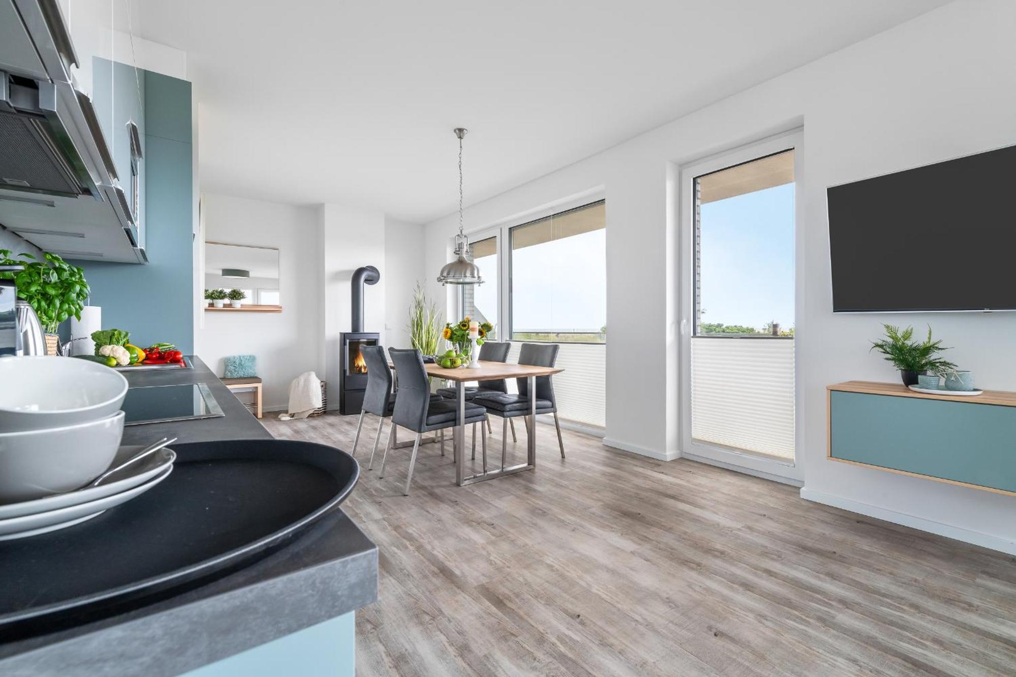 Beachterraceone - Eg, Meerblick, Terrasse, Kamin, Sauna ออลเพนิทซ์ ภายนอก รูปภาพ